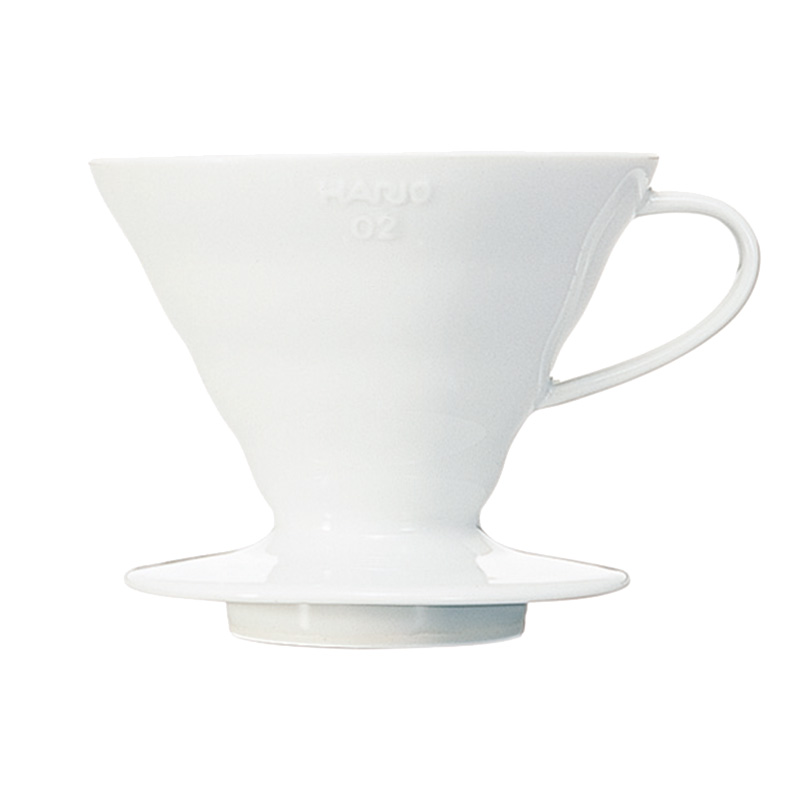V60 Keramik Coffee Dripper Größe 02 weiß