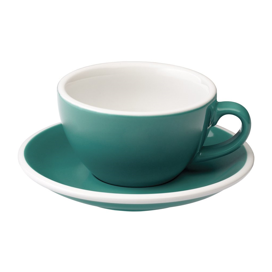 Cappuccinotasse Egg Teal
