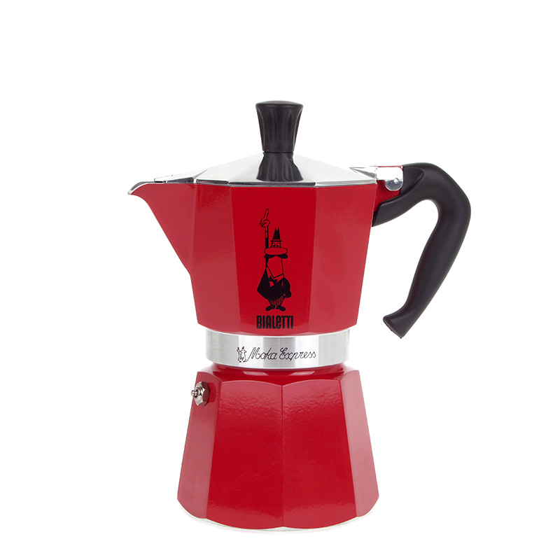BIALETTI Coffee Maker Moka Express CHOOSE: 1 2 3 4 6 9 12 18 Cups